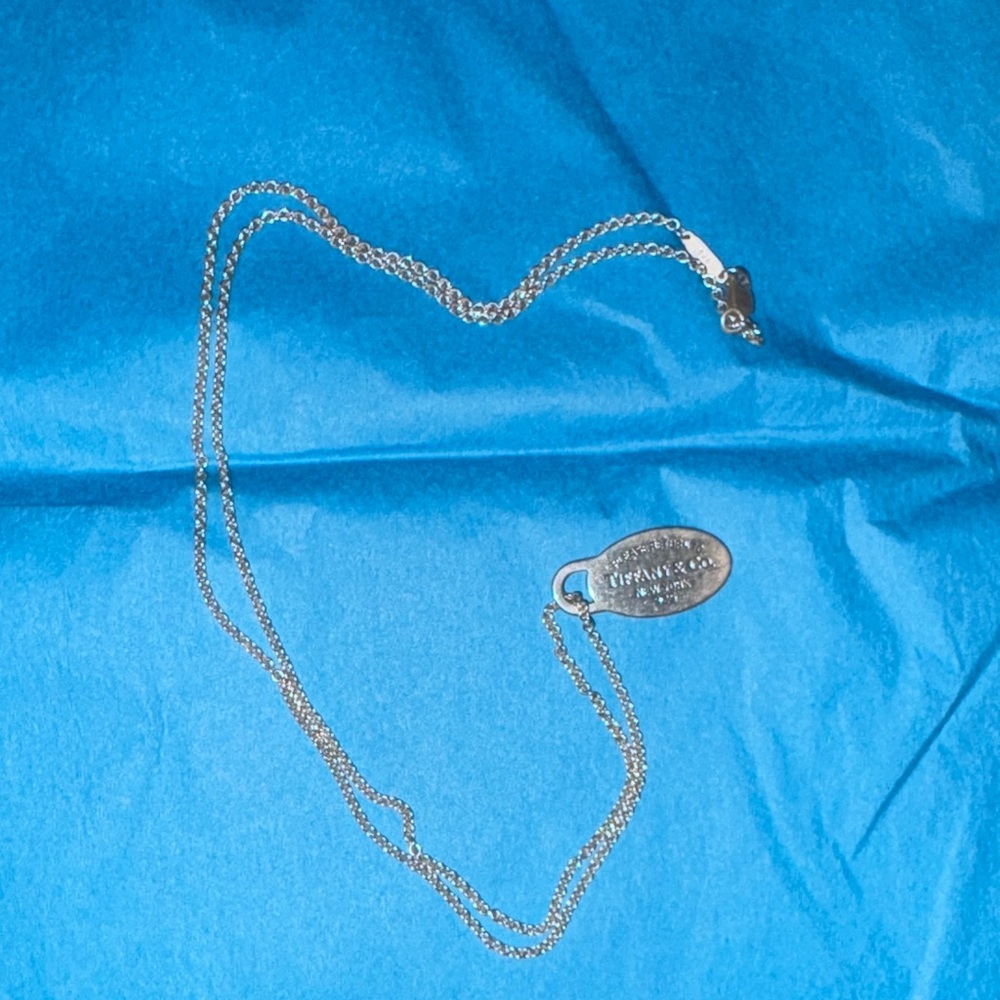 Tiffany & Co. Silver Tag Necklace